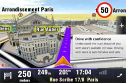 Sygic Aura Drive : un logiciel GPS avec des vues en 3D